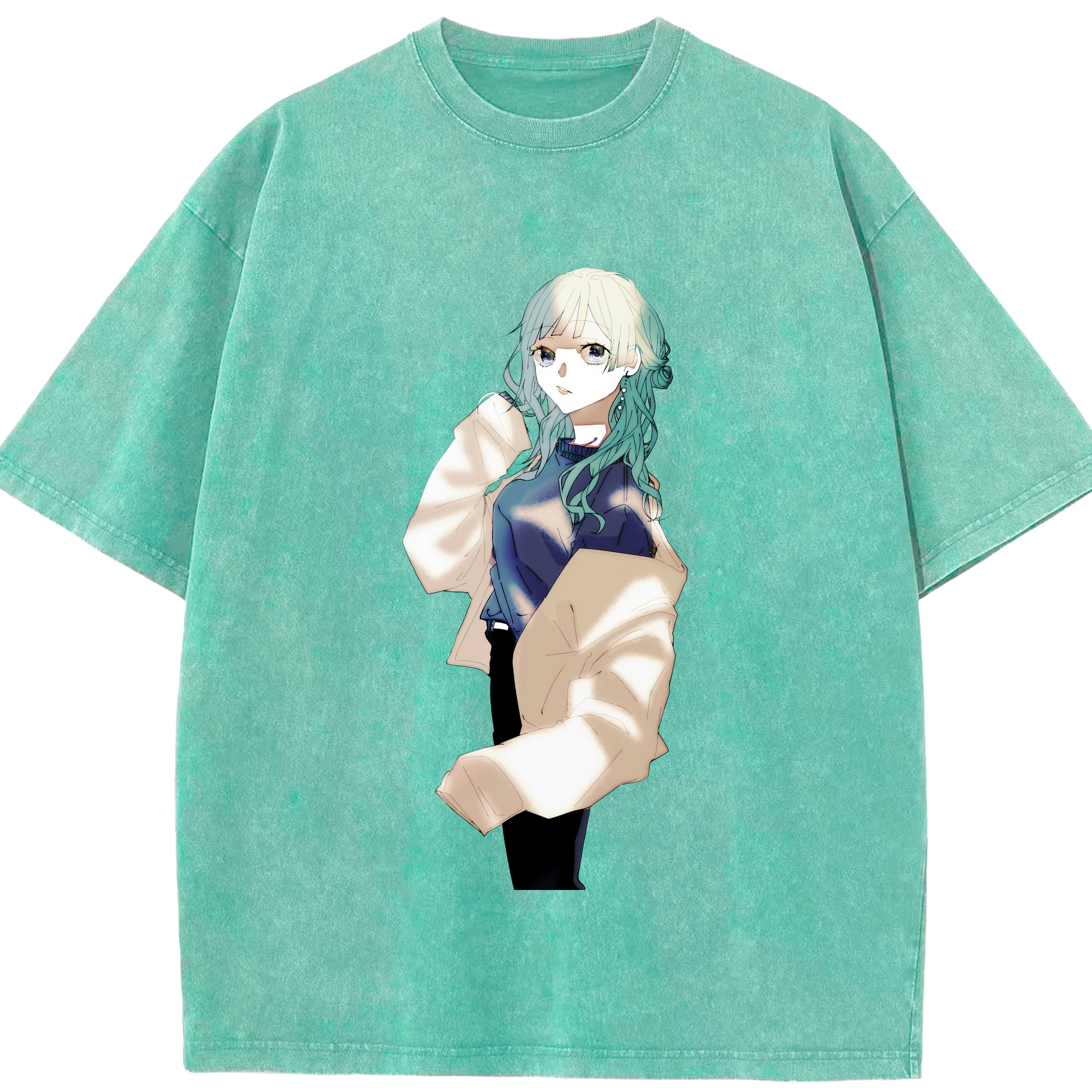 （画像用） 呪術廻戦 Jujutsu Kaisen 綿100% ヴィンテージ風 半袖Tシャツ（フロントプリント）